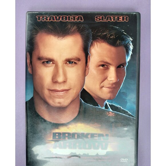 Broken Arrow DVD 1996 John Travolta Christian Slater Action Movie Thriller Disc - Picture 13 of 14